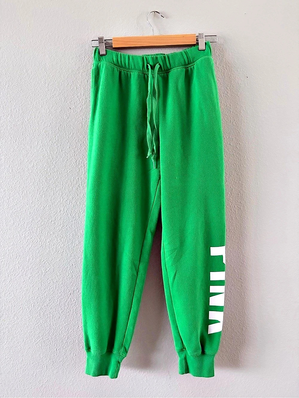 Victoria's Secret PINK Logo Jogger Sweatpants Green